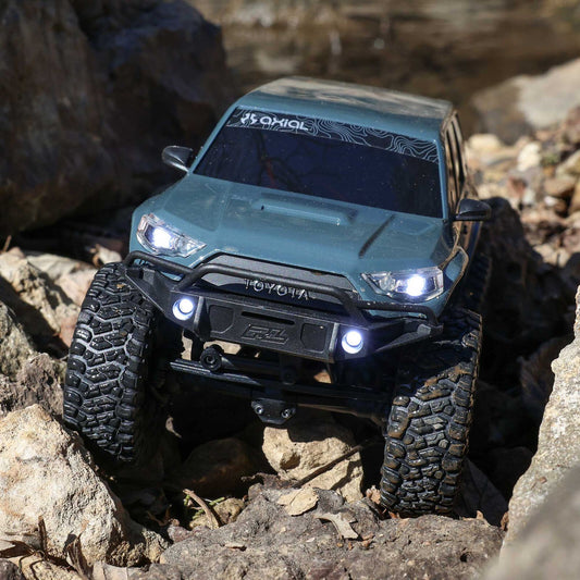 1/24 SCX24 Toyota 4 Runner 4X4 RTR Rock Crawler (Battery & Charger Included), Gray