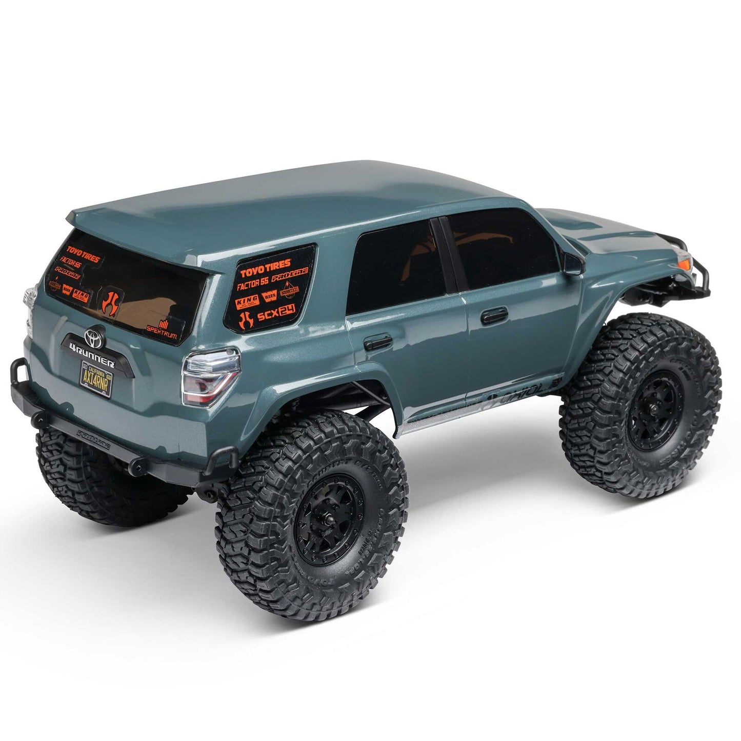 1/24 SCX24 Toyota 4 Runner 4X4 RTR Rock Crawler (Battery & Charger Included), Gray