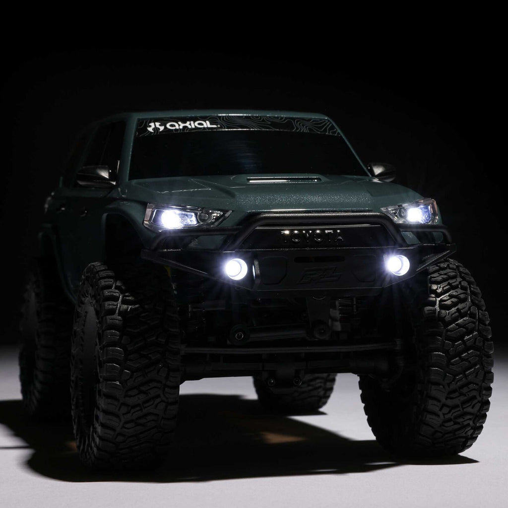 1/24 SCX24 Toyota 4 Runner 4X4 RTR Rock Crawler (Battery & Charger Included), Gray