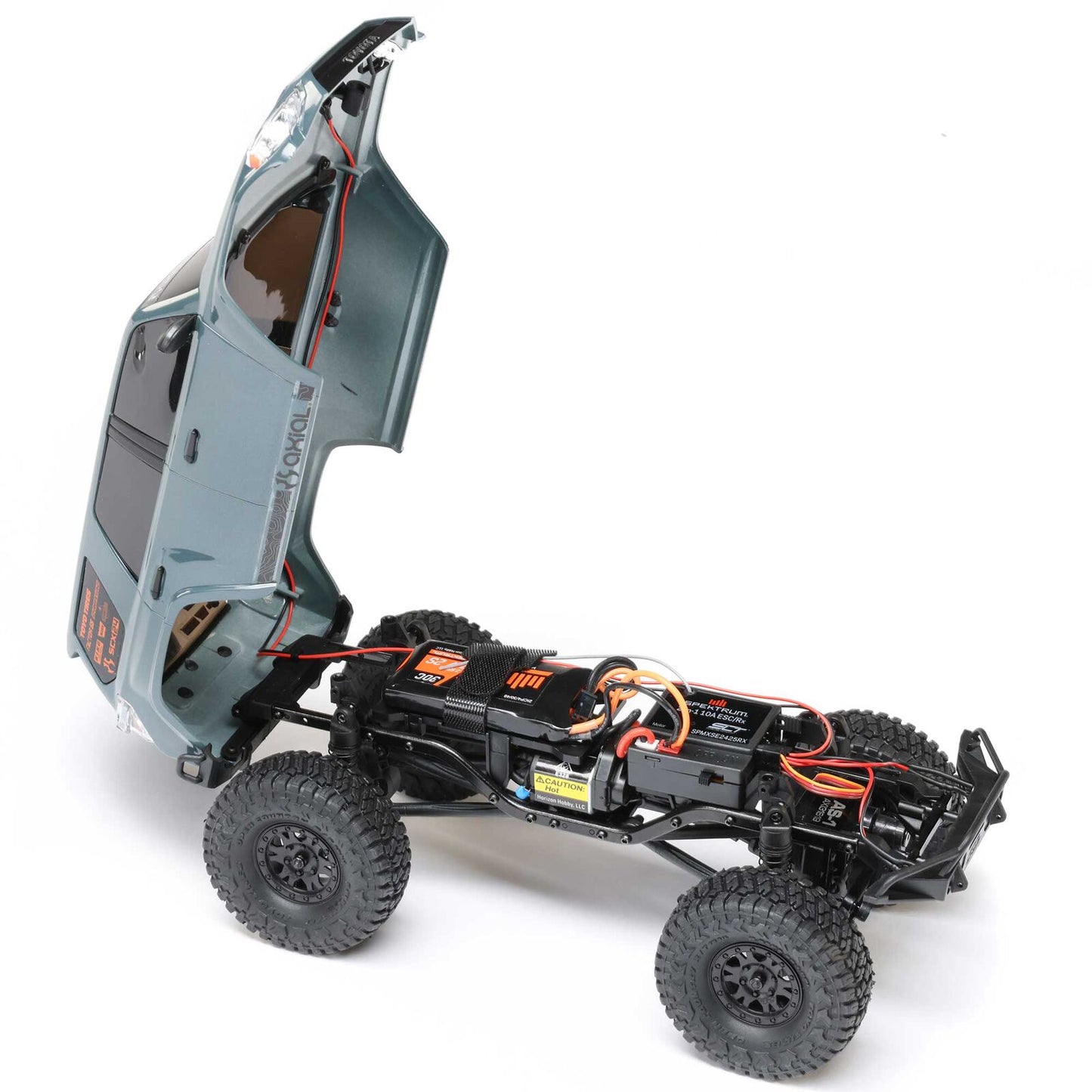 1/24 SCX24 Toyota 4 Runner 4X4 RTR Rock Crawler (Battery & Charger Included), Gray