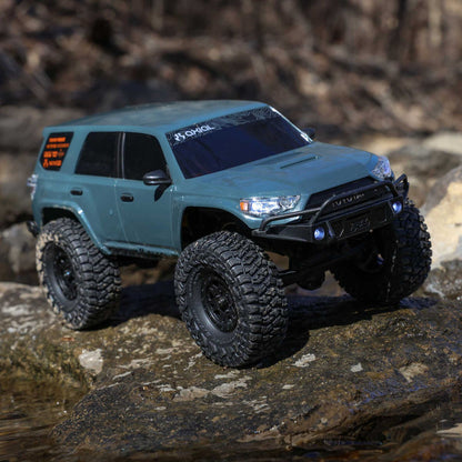 1/24 SCX24 Toyota 4 Runner 4X4 RTR Rock Crawler (Battery & Charger Included), Gray