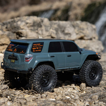 1/24 SCX24 Toyota 4 Runner 4X4 RTR Rock Crawler (Battery & Charger Included), Gray