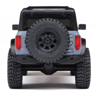 1/30 SCX30 Ford Bronco 4X4 RTR Brushed Rock Crawler (Battery & Charger Included), Gray