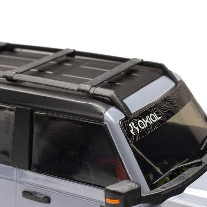 1/30 SCX30 Ford Bronco 4X4 RTR Brushed Rock Crawler (Battery & Charger Included), Gray