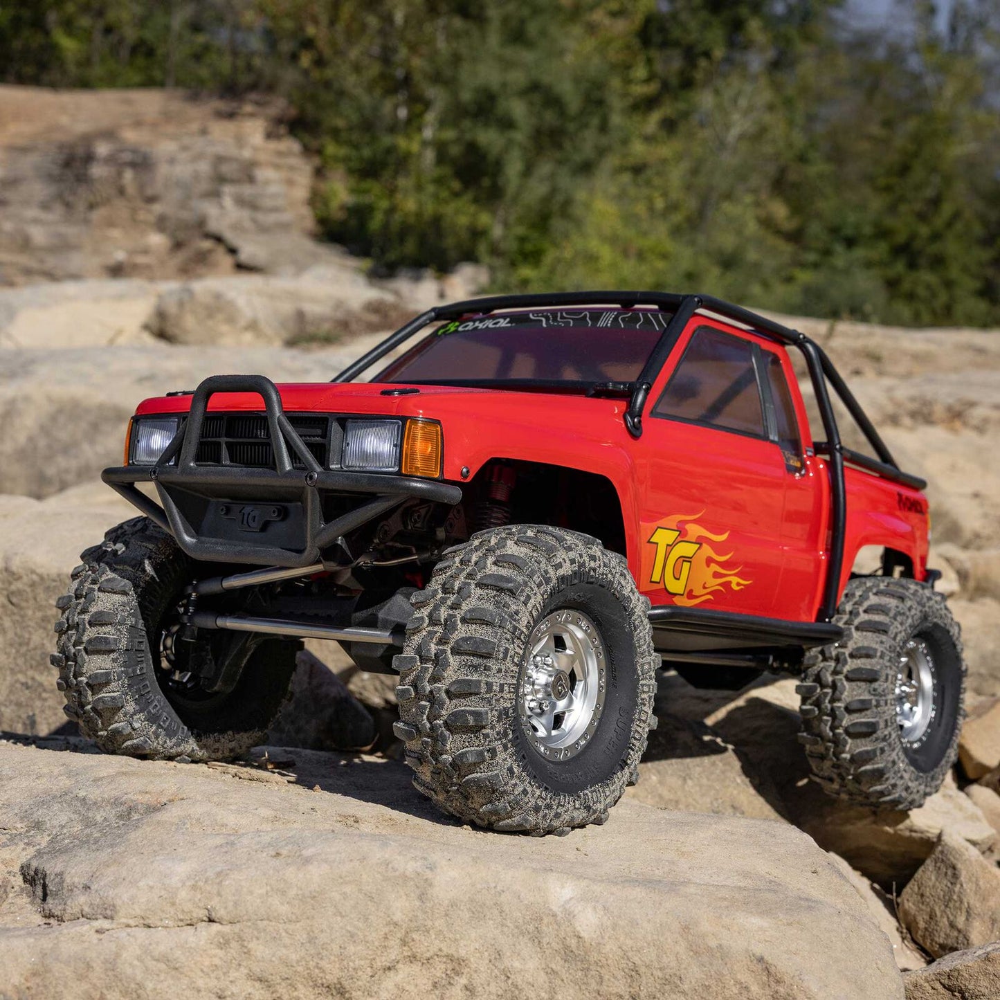 1/10 SCX10 III 1987 Toyota SR5 4X4 RTR Rock Crawler Red