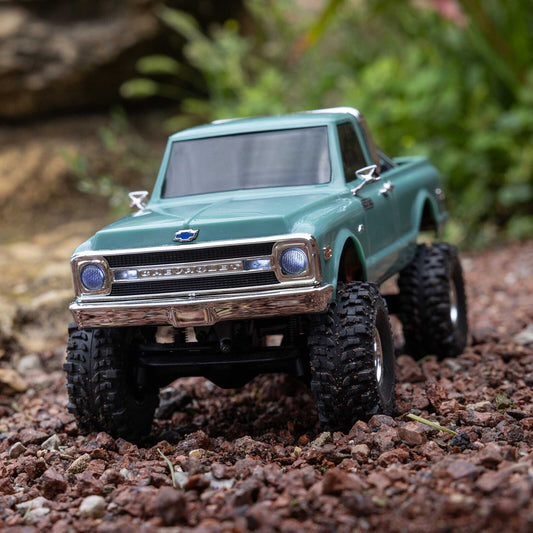 1/30 SCX30 Chevrolet K10 4X4 RTR Rock Crawler (Battery & Charger Included), Green