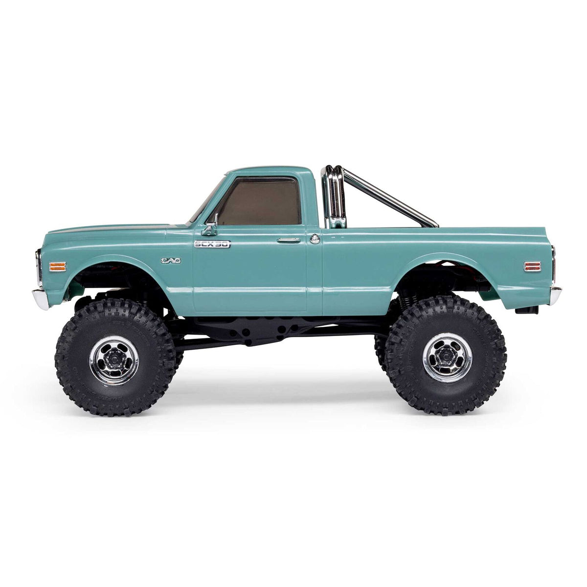 1/30 SCX30 Chevrolet K10 4X4 RTR Rock Crawler (Battery & Charger Included), Green