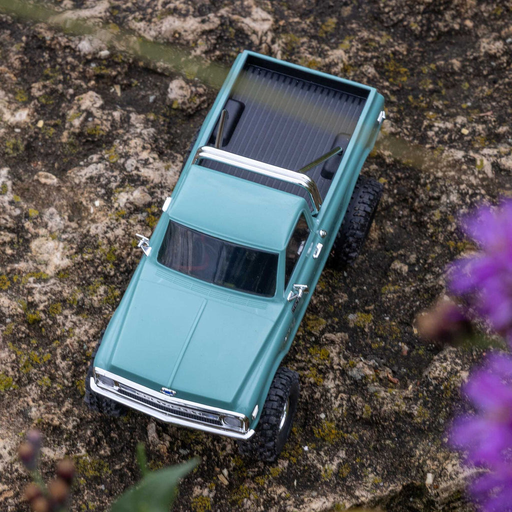 1/30 SCX30 Chevrolet K10 4X4 RTR Rock Crawler (Battery & Charger Included), Green