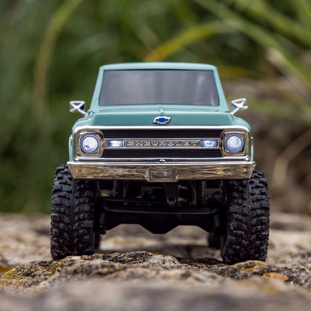 1/30 SCX30 Chevrolet K10 4X4 RTR Rock Crawler (Battery & Charger Included), Green