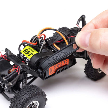 1/30 SCX30 Chevrolet K10 4X4 RTR Rock Crawler (Battery & Charger Included), Black