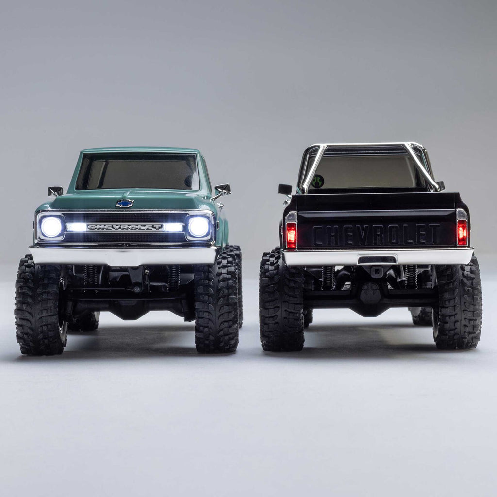 1/30 SCX30 Chevrolet K10 4X4 RTR Rock Crawler (Battery & Charger Included), Green