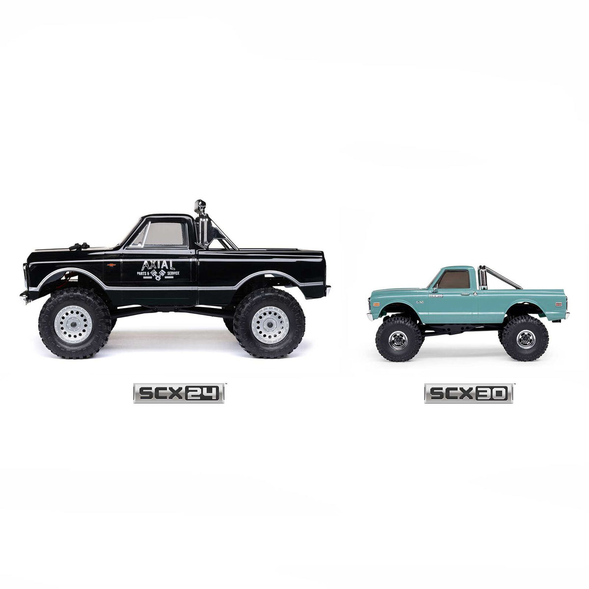 1/30 SCX30 Chevrolet K10 4X4 RTR Rock Crawler (Battery & Charger Included), Black