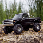 1/30 SCX30 Chevrolet K10 4X4 RTR Rock Crawler (Battery & Charger Included), Black