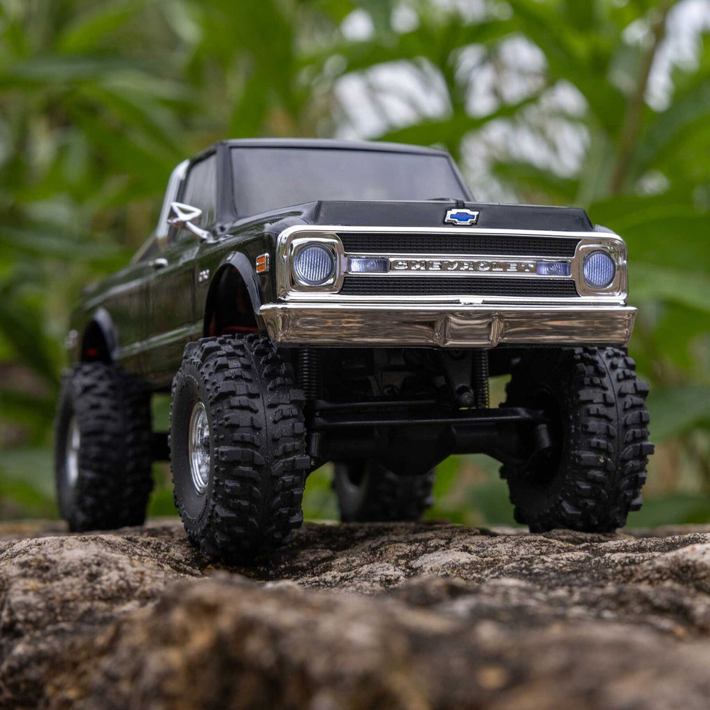 1/30 SCX30 Chevrolet K10 4X4 RTR Rock Crawler (Battery & Charger Included), Black