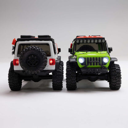 1/30 SCX30 Jeep Wrangler JLU 4X4 RTR Rock Crawler (Battery & Charger Included), White