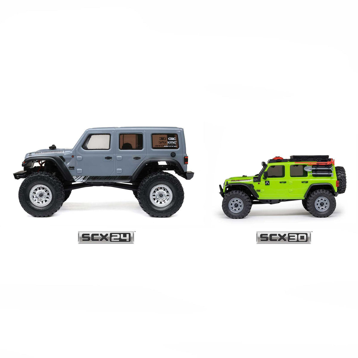 1/30 SCX30 Jeep Wrangler JLU 4X4 RTR Rock Crawler (Battery & Charger Included), White