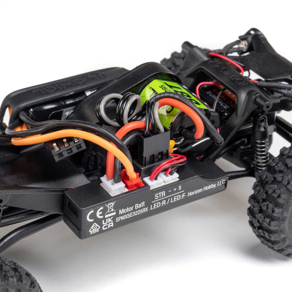 1/30 SCX30 Jeep Wrangler JLU 4X4 RTR Rock Crawler (Battery & Charger Included), Green