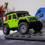 1/30 SCX30 Jeep Wrangler JLU 4X4 RTR Rock Crawler (Battery & Charger Included), Green
