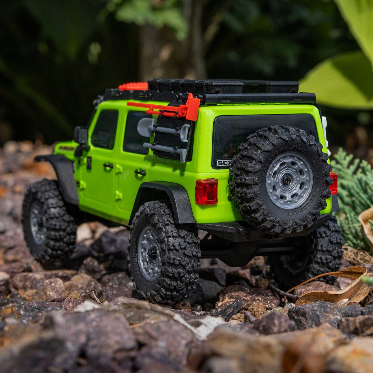 1/30 SCX30 Jeep Wrangler JLU 4X4 RTR Rock Crawler (Battery & Charger Included), Green