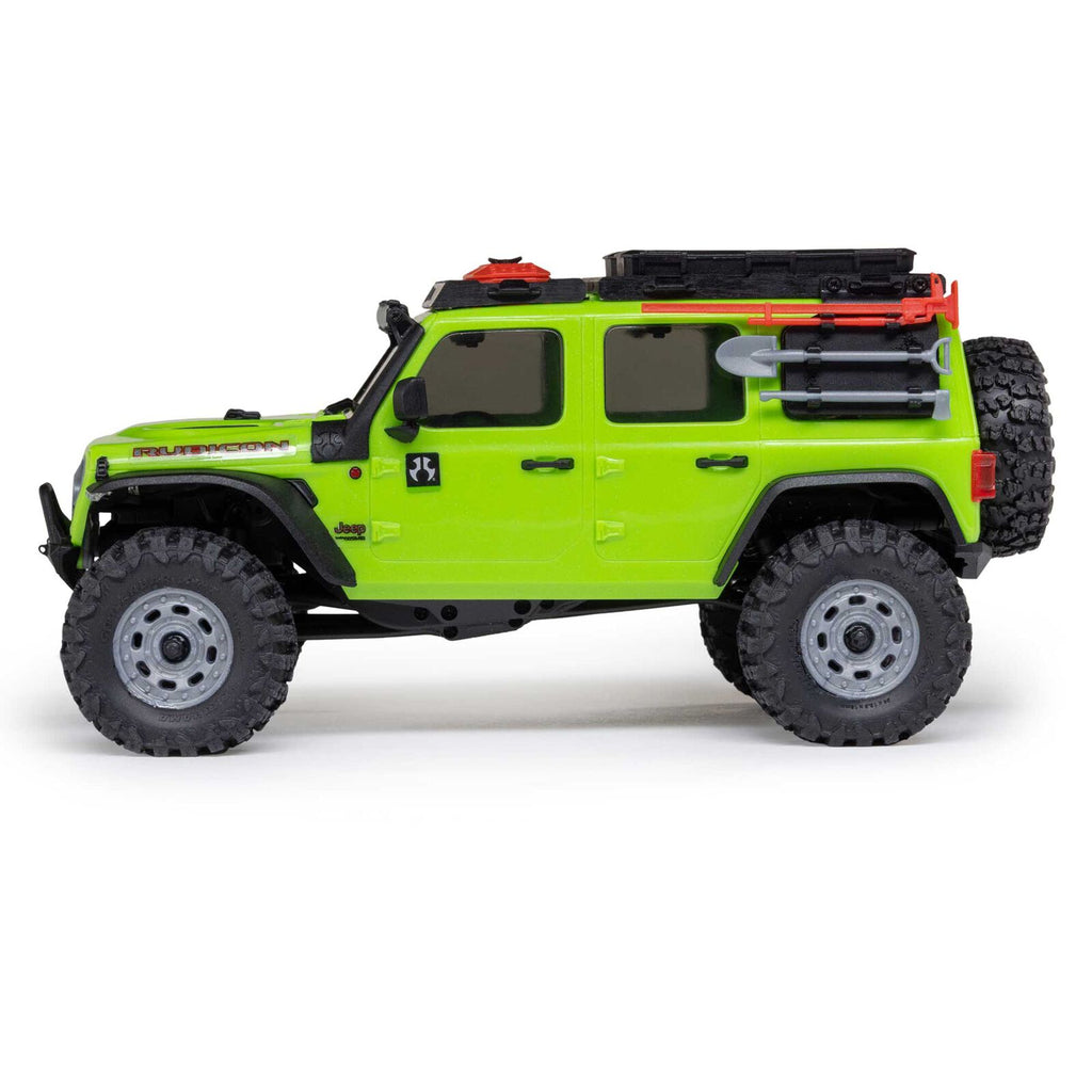 1/30 SCX30 Jeep Wrangler JLU 4X4 RTR Rock Crawler (Battery & Charger Included), Green
