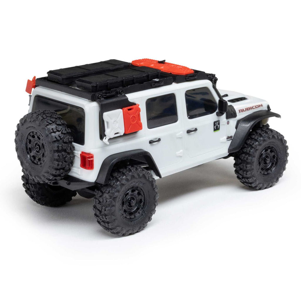 1/30 SCX30 Jeep Wrangler JLU 4X4 RTR Rock Crawler (Battery & Charger Included), White