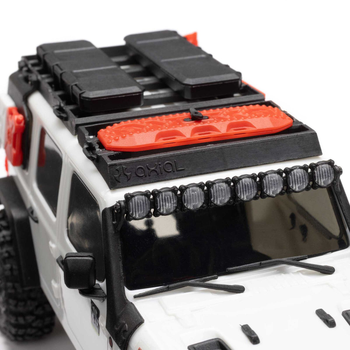 1/30 SCX30 Jeep Wrangler JLU 4X4 RTR Rock Crawler (Battery & Charger Included), White