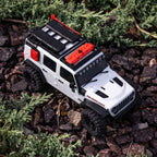 1/30 SCX30 Jeep Wrangler JLU 4X4 RTR Rock Crawler (Battery & Charger Included), White