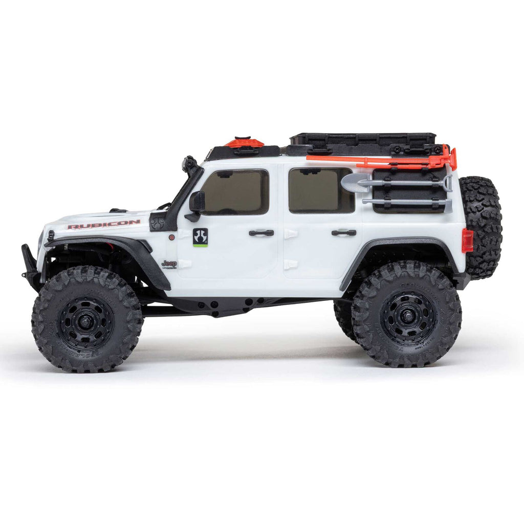 1/30 SCX30 Jeep Wrangler JLU 4X4 RTR Rock Crawler (Battery & Charger Included), White