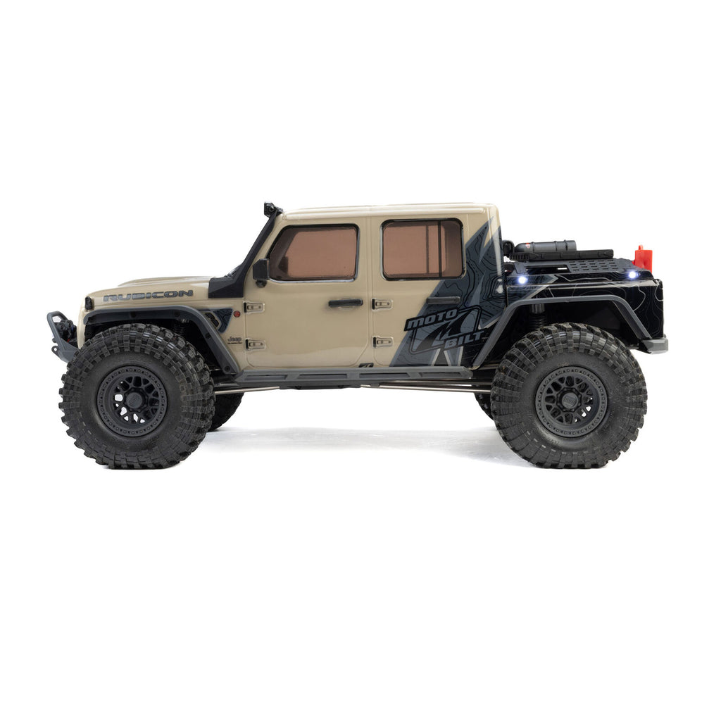 1/10 Axial SCX10 III Jeep JT Gladiator 4X4 RTR Brushed Rock Crawler, Tan