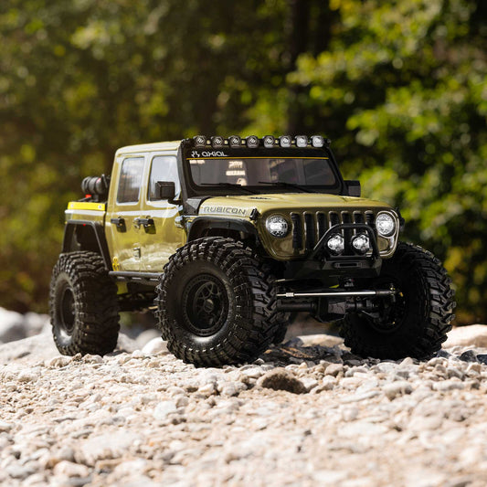 1/10 Axial SCX10 III Jeep JT Gladiator 4X4 RTR Brushed Rock Crawler, Green