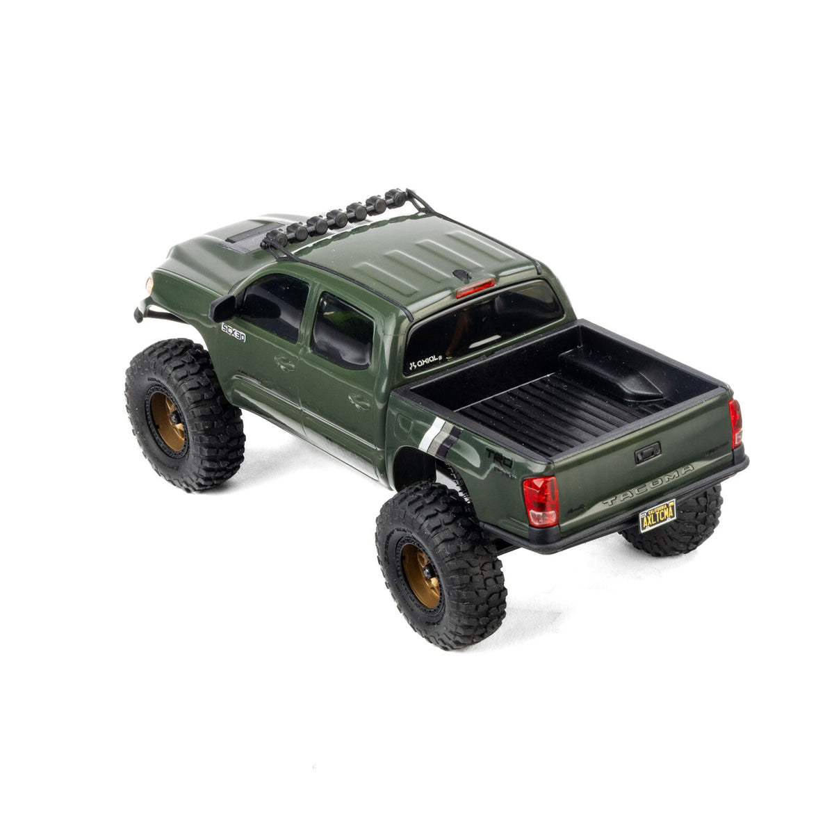 1/30 SCX30 Toyota Tacoma TRD Overland Edition RTR Rock Crawler (Battery & Charger Included), Green