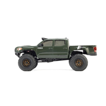 1/30 SCX30 Toyota Tacoma TRD Overland Edition RTR Rock Crawler (Battery & Charger Included), Green