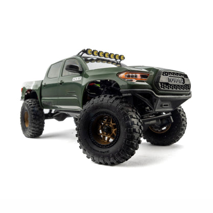 1/30 SCX30 Toyota Tacoma TRD Overland Edition RTR Rock Crawler (Battery & Charger Included), Green
