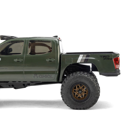 1/30 SCX30 Toyota Tacoma TRD Overland Edition RTR Rock Crawler (Battery & Charger Included), Green