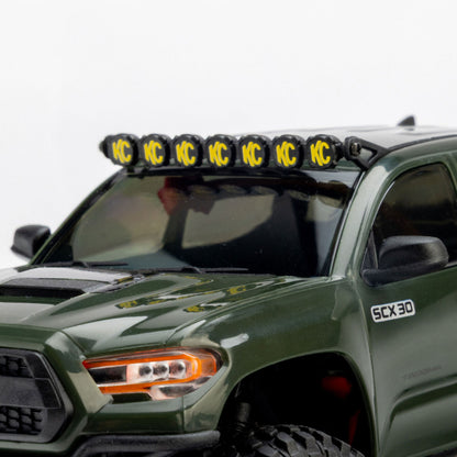 1/30 SCX30 Toyota Tacoma TRD Overland Edition RTR Rock Crawler (Battery & Charger Included), Green
