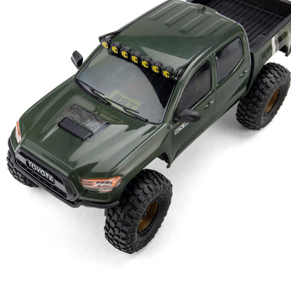 1/30 SCX30 Toyota Tacoma TRD Overland Edition RTR Rock Crawler (Battery & Charger Included), Green