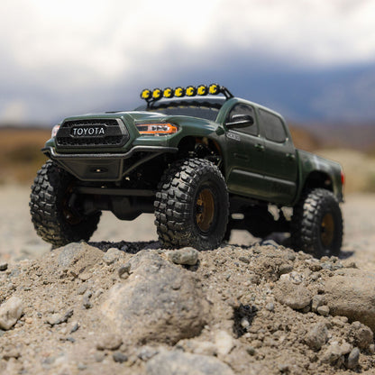1/30 SCX30 Toyota Tacoma TRD Overland Edition RTR Rock Crawler (Battery & Charger Included), Green