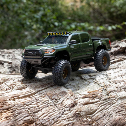 1/30 SCX30 Toyota Tacoma TRD Overland Edition RTR Rock Crawler (Battery & Charger Included), Green