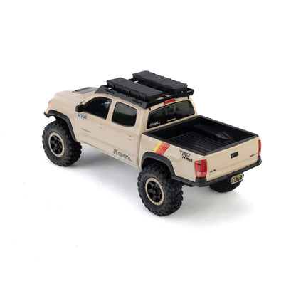 1/30 SCX30 Toyota Tacoma TRD Overland Edition RTR Rock Crawler (Battery & Charger Included), Tan