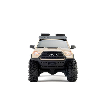 1/30 SCX30 Toyota Tacoma TRD Overland Edition RTR Rock Crawler (Battery & Charger Included), Tan