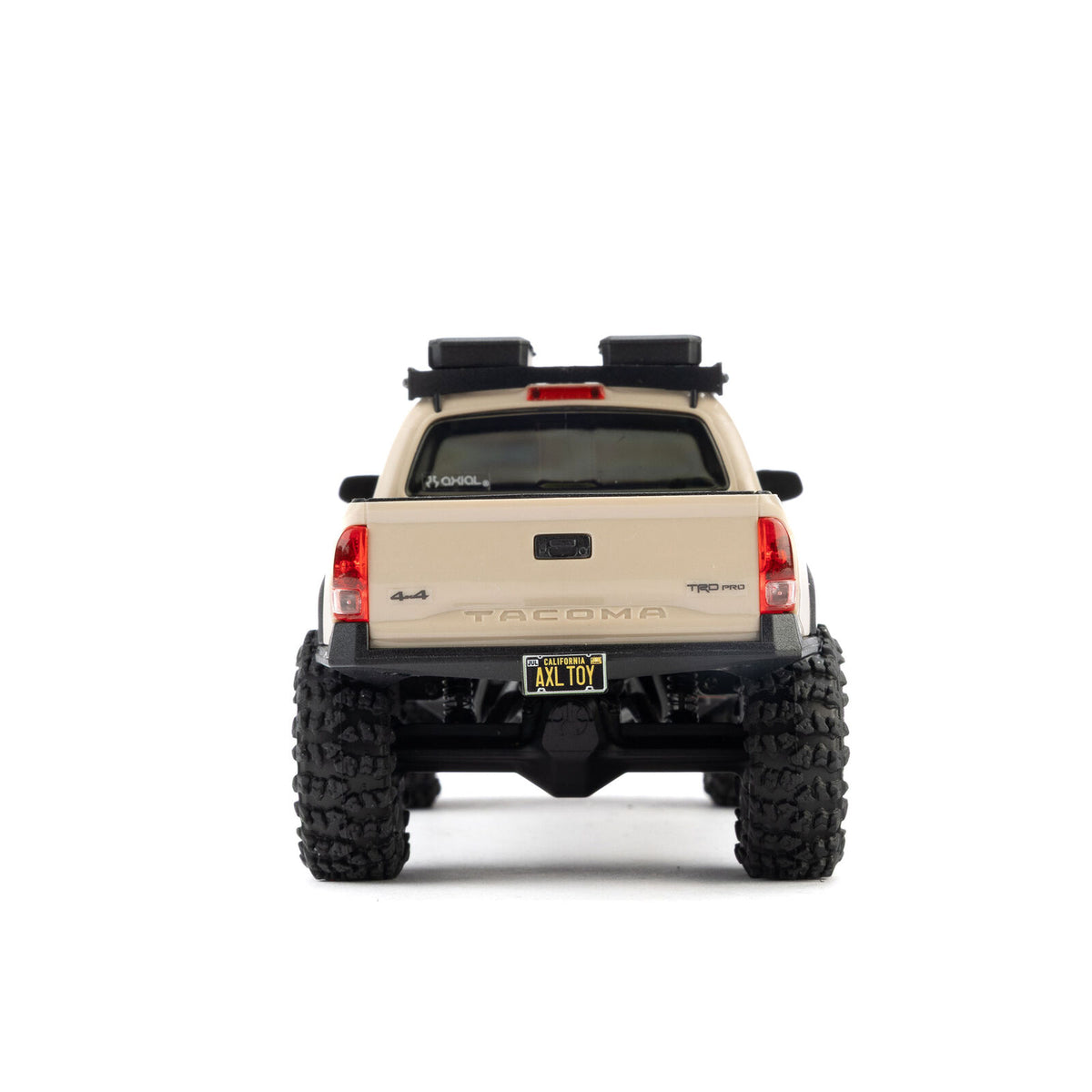 1/30 SCX30 Toyota Tacoma TRD Overland Edition RTR Rock Crawler (Battery & Charger Included), Tan