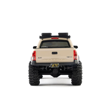 1/30 SCX30 Toyota Tacoma TRD Overland Edition RTR Rock Crawler (Battery & Charger Included), Tan