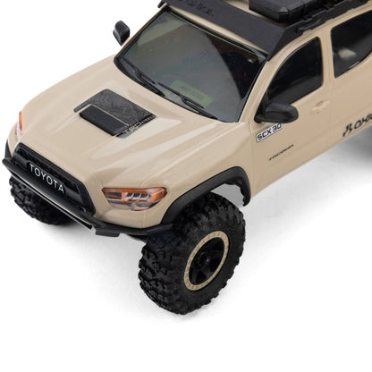 1/30 SCX30 Toyota Tacoma TRD Overland Edition RTR Rock Crawler (Battery & Charger Included), Tan