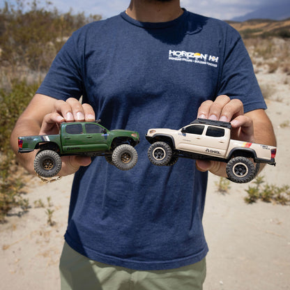 1/30 SCX30 Toyota Tacoma TRD Overland Edition RTR Rock Crawler (Battery & Charger Included), Green