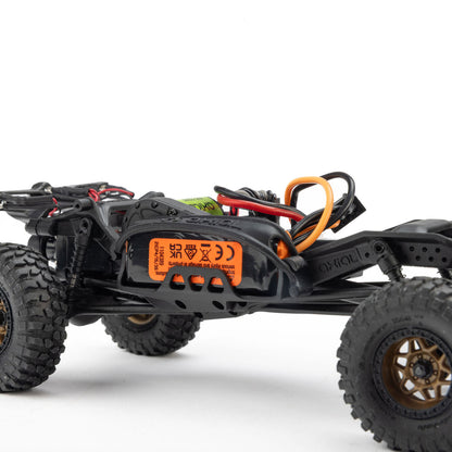 1/30 SCX30 Toyota Tacoma TRD Overland Edition RTR Rock Crawler (Battery & Charger Included), Tan