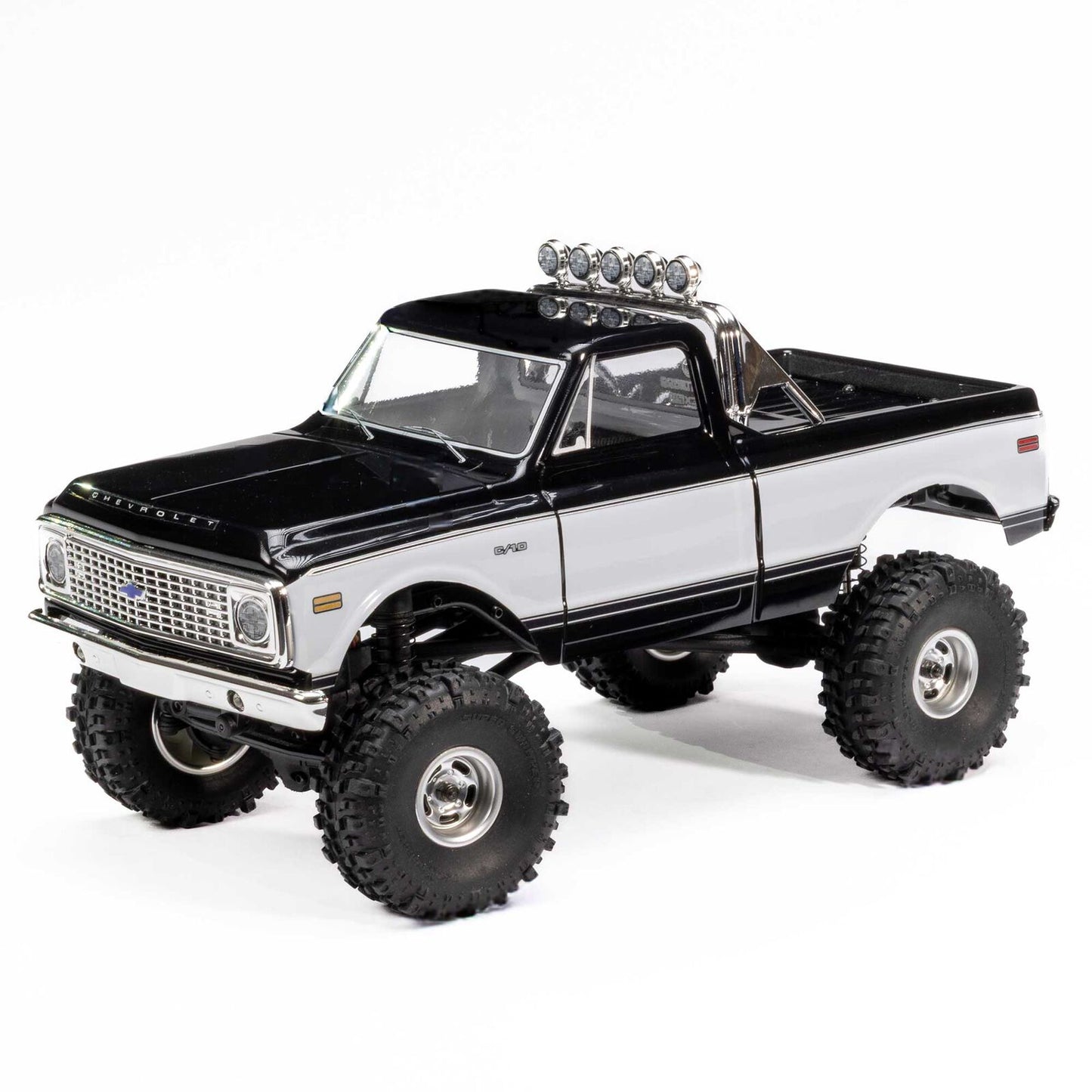 1/24 SCX24 1971 Chevrolet C10, 4WD, RTR (Includes batttery & charger): Black