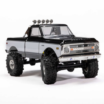 1/24 SCX24 1971 Chevrolet C10, 4WD, RTR (Includes batttery & charger): Black