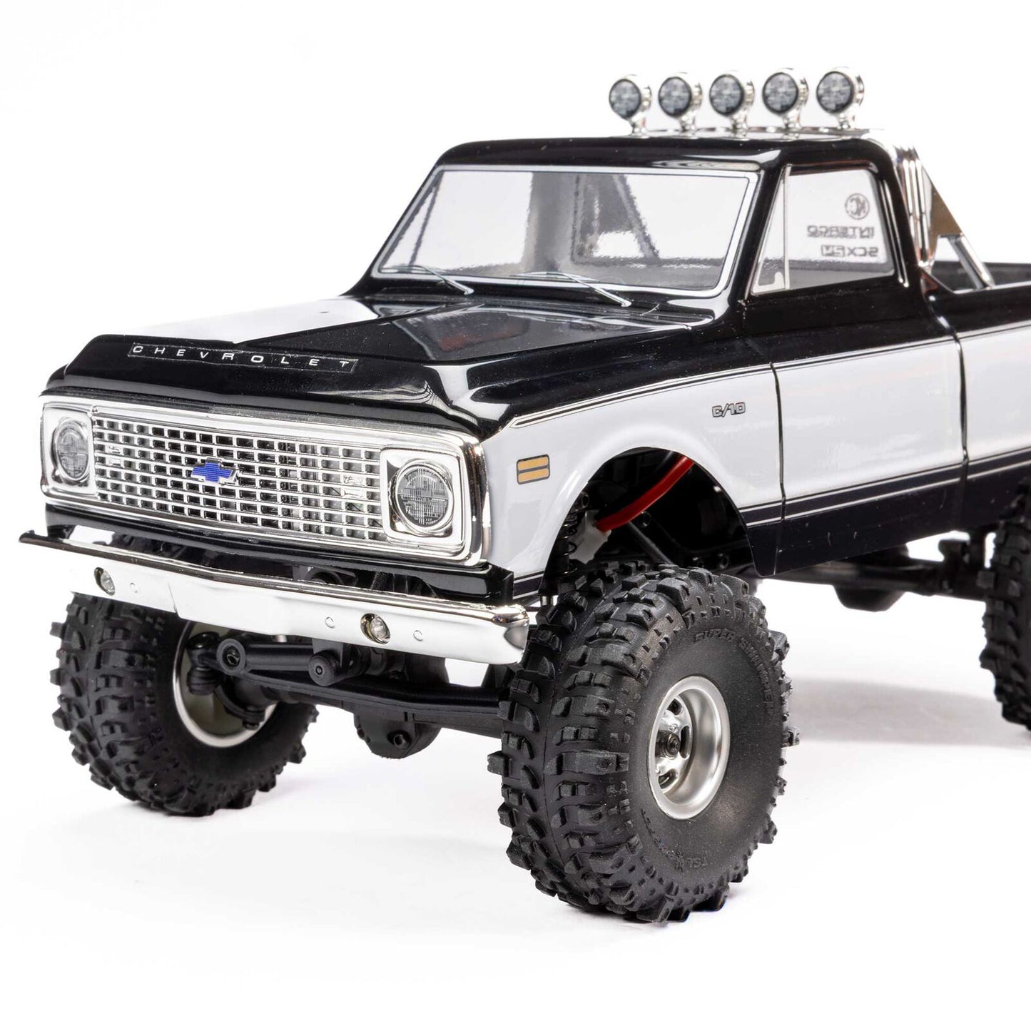 1/24 SCX24 1971 Chevrolet C10, 4WD, RTR (Includes batttery & charger): Black