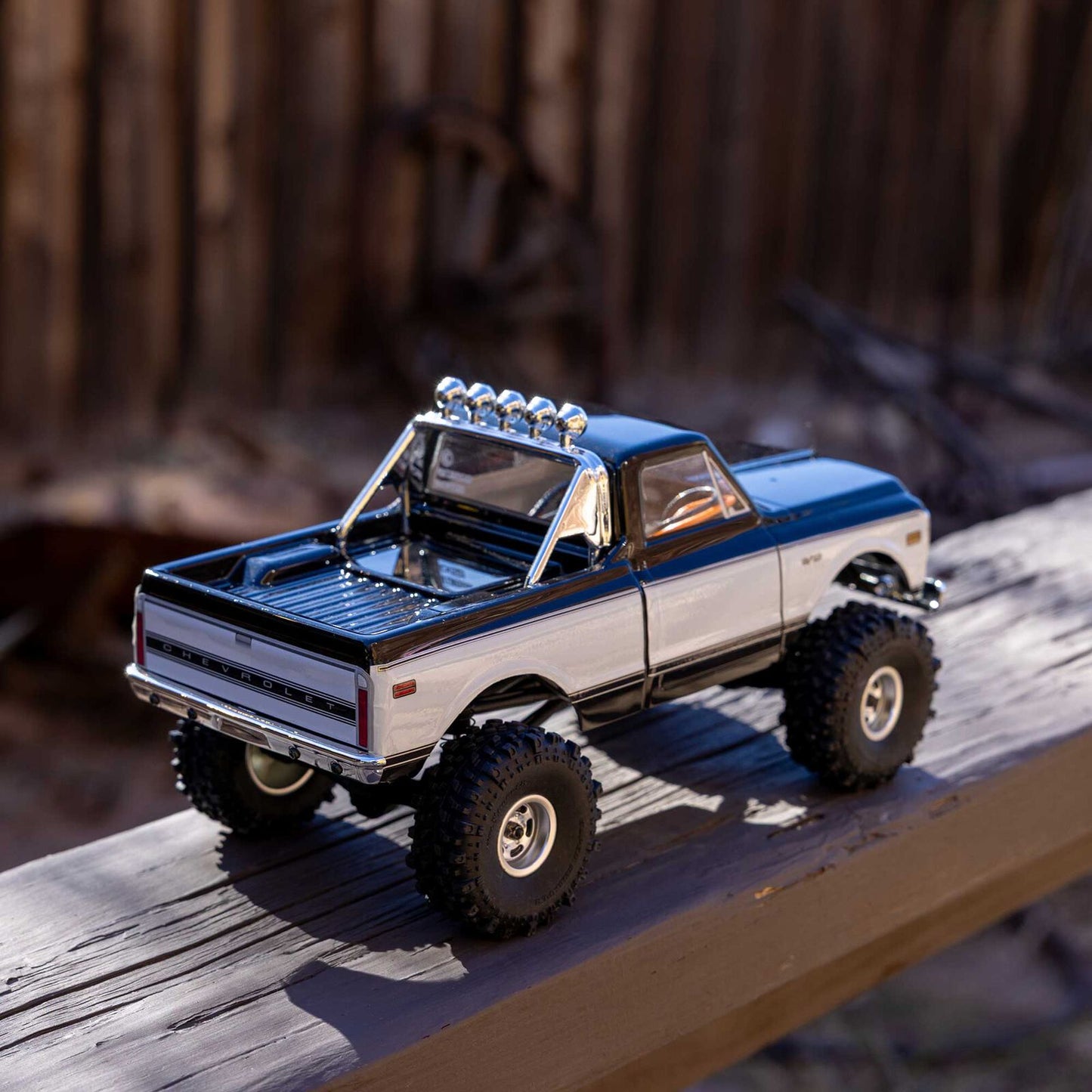 1/24 SCX24 1971 Chevrolet C10, 4WD, RTR (Includes batttery & charger): Black