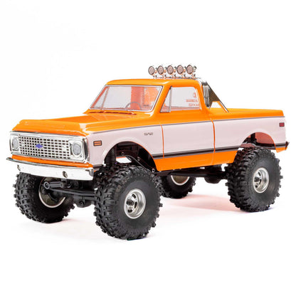 1/24 SCX24 1971 Chevrolet C10, 4WD, RTR (Includes batttery & charger): Orange